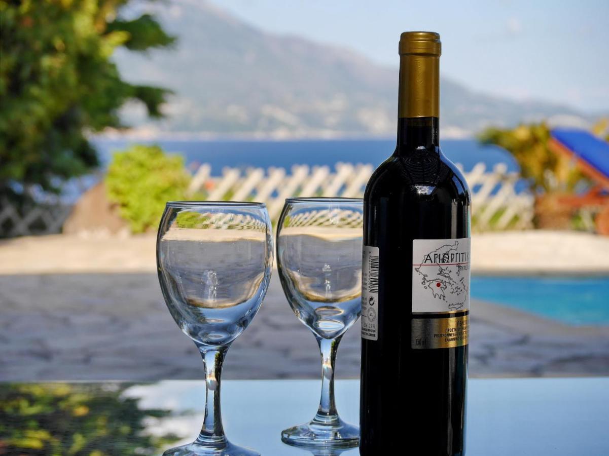 Villa Afroditi, Spartia, Kefalonia Livathos  ภายนอก รูปภาพ